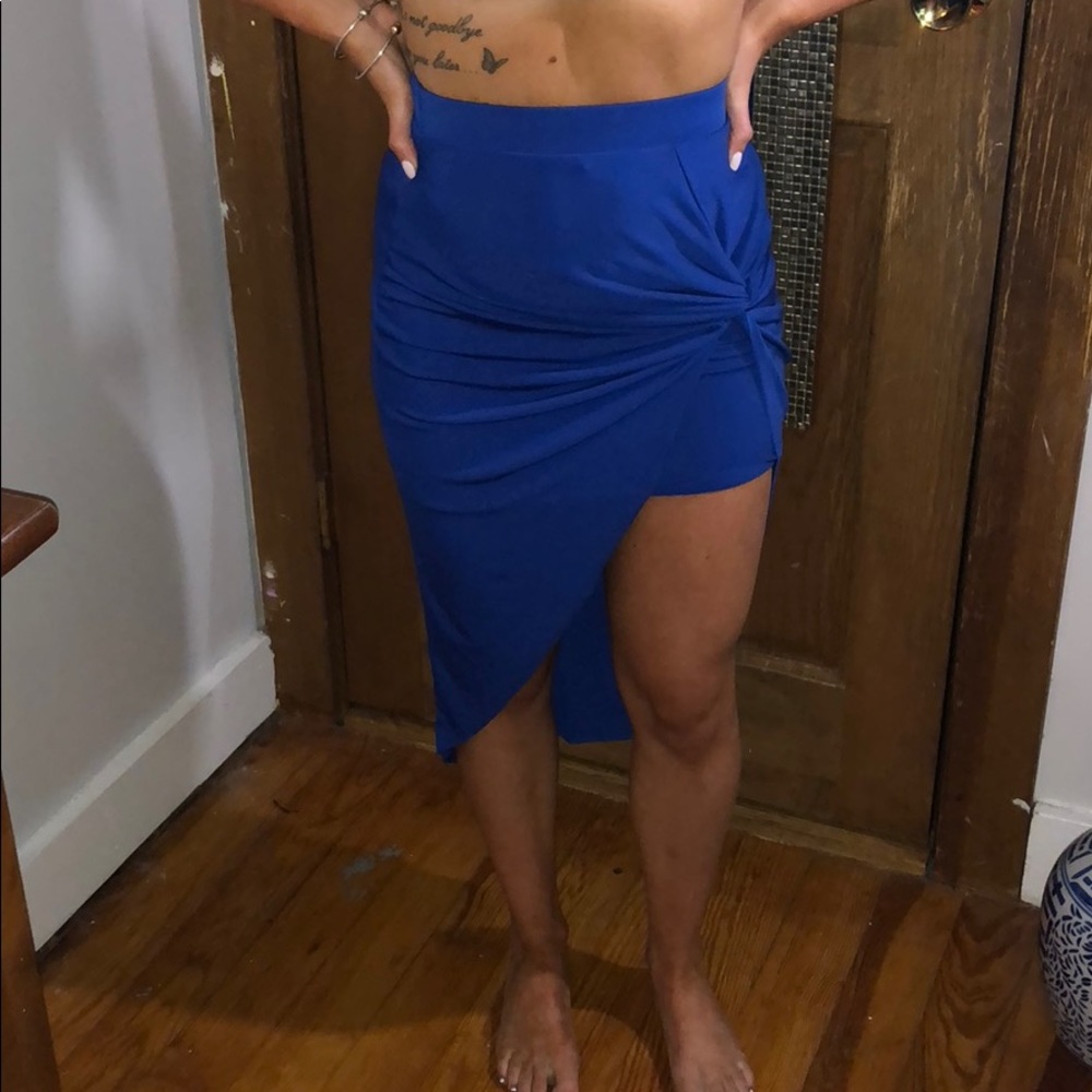 Xs royal blue skirt